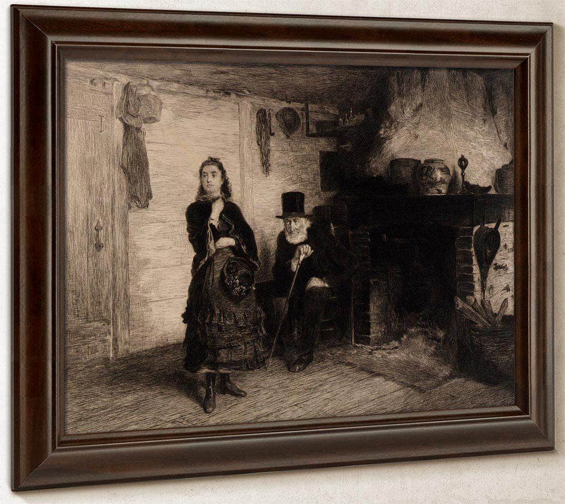 The Reprimand By Eastman Johnson Fine Art Print