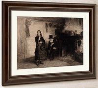 The Reprimand By Eastman Johnson Fine Art Print