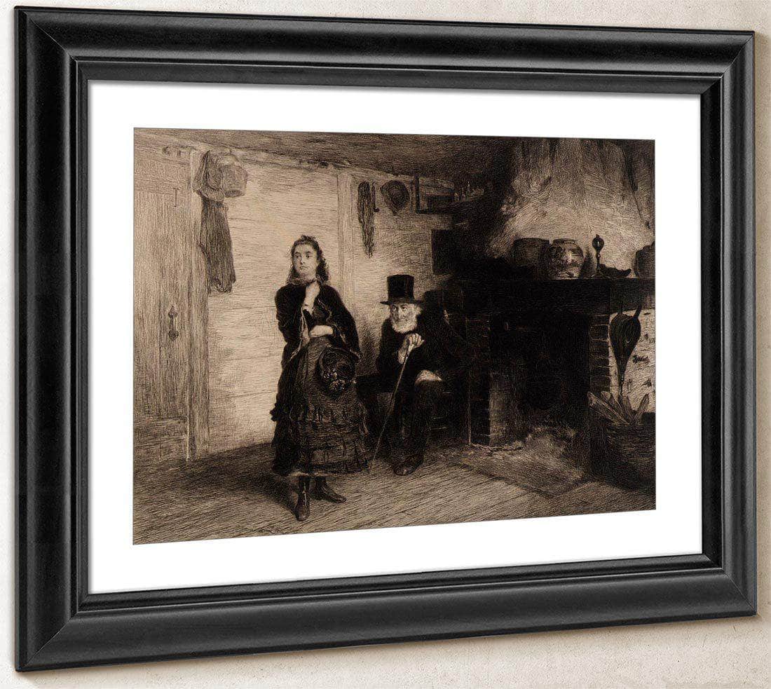 The Reprimand By Eastman Johnson Fine Art Print