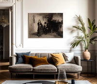 The Reprimand By Eastman Johnson Fine Art Print