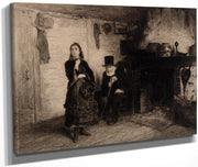 The Reprimand By Eastman Johnson Fine Art Print