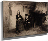 The Reprimand By Eastman Johnson Fine Art Print