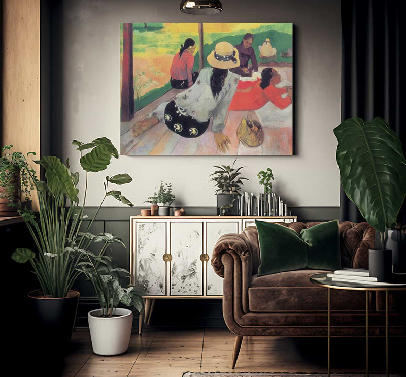 The Rest By Paul Gauguin Fine Art Print