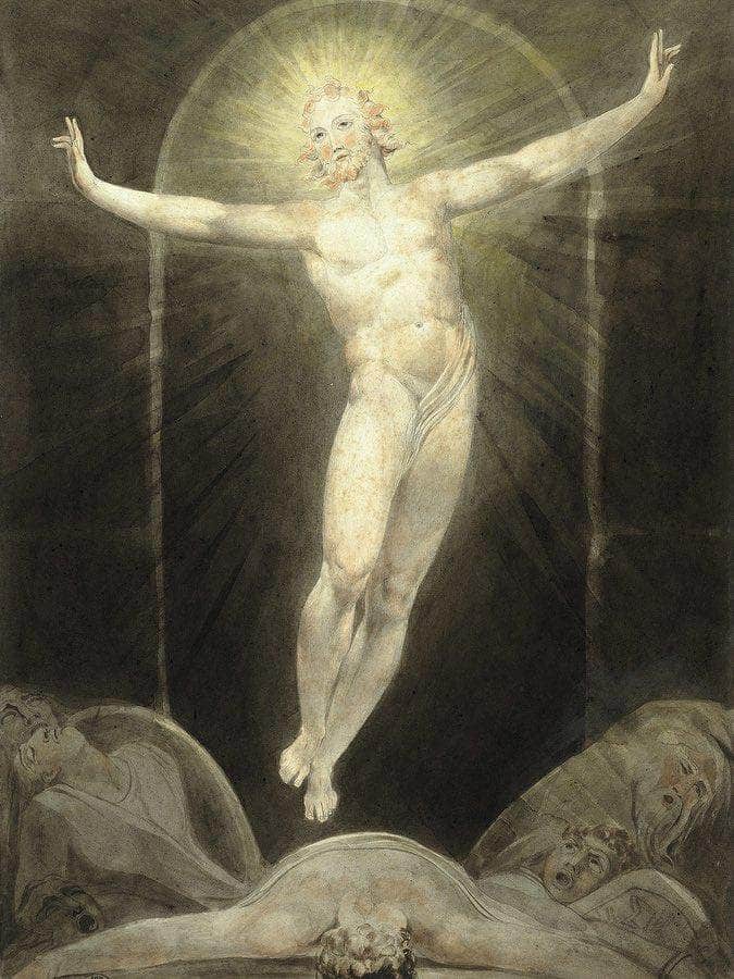 The Resurrection By William Blake Fine Art Print