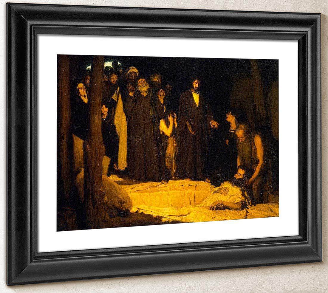 The Resurrection Of Lazarus By Henry Ossawa Tanner Fine Art Print
