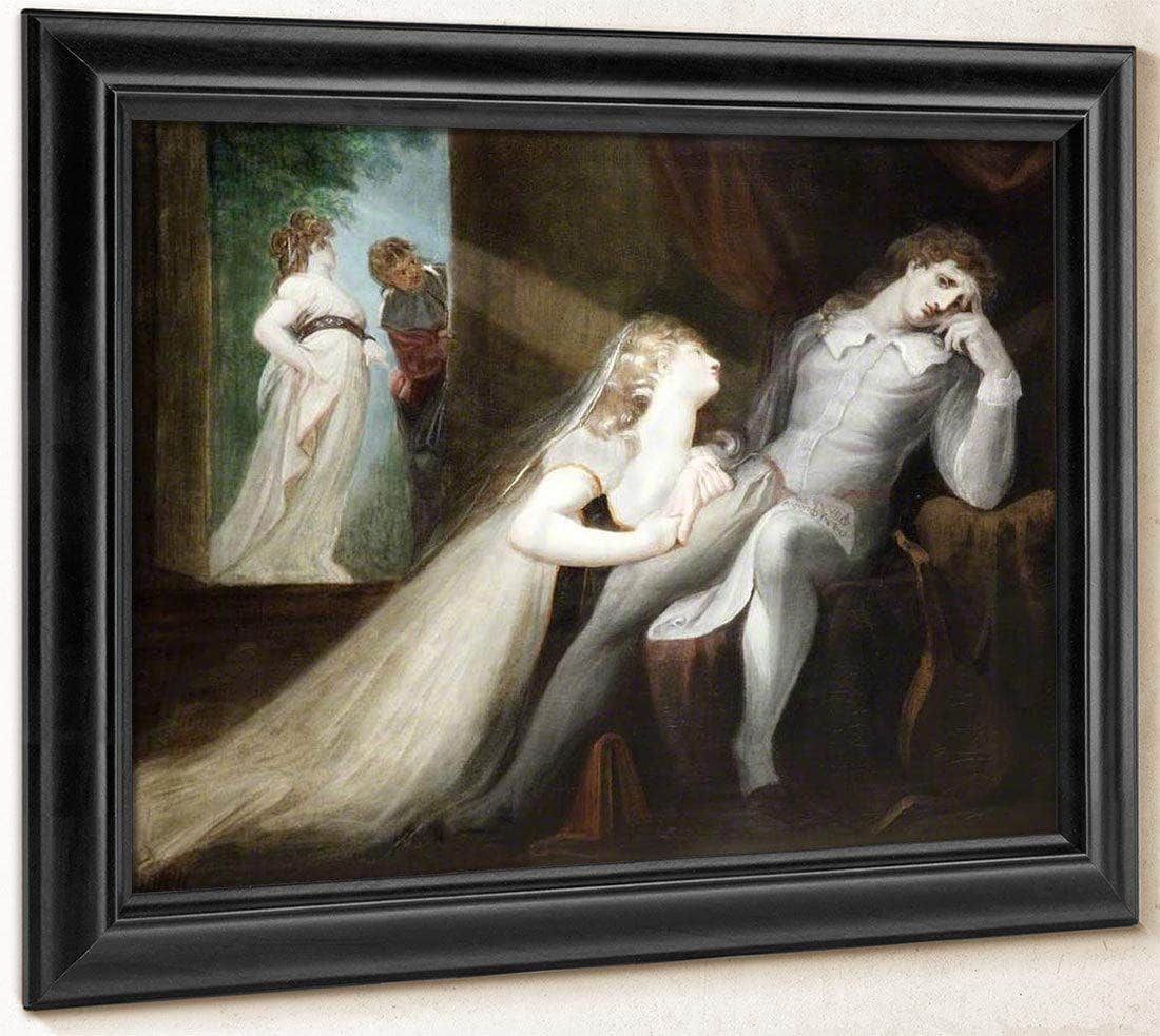 The Return Of Milton's Wife By Henry Fuseli Fine Art Print
