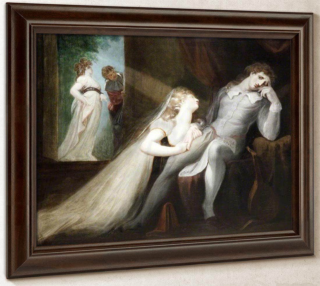 The Return Of Milton's Wife By Henry Fuseli Fine Art Print
