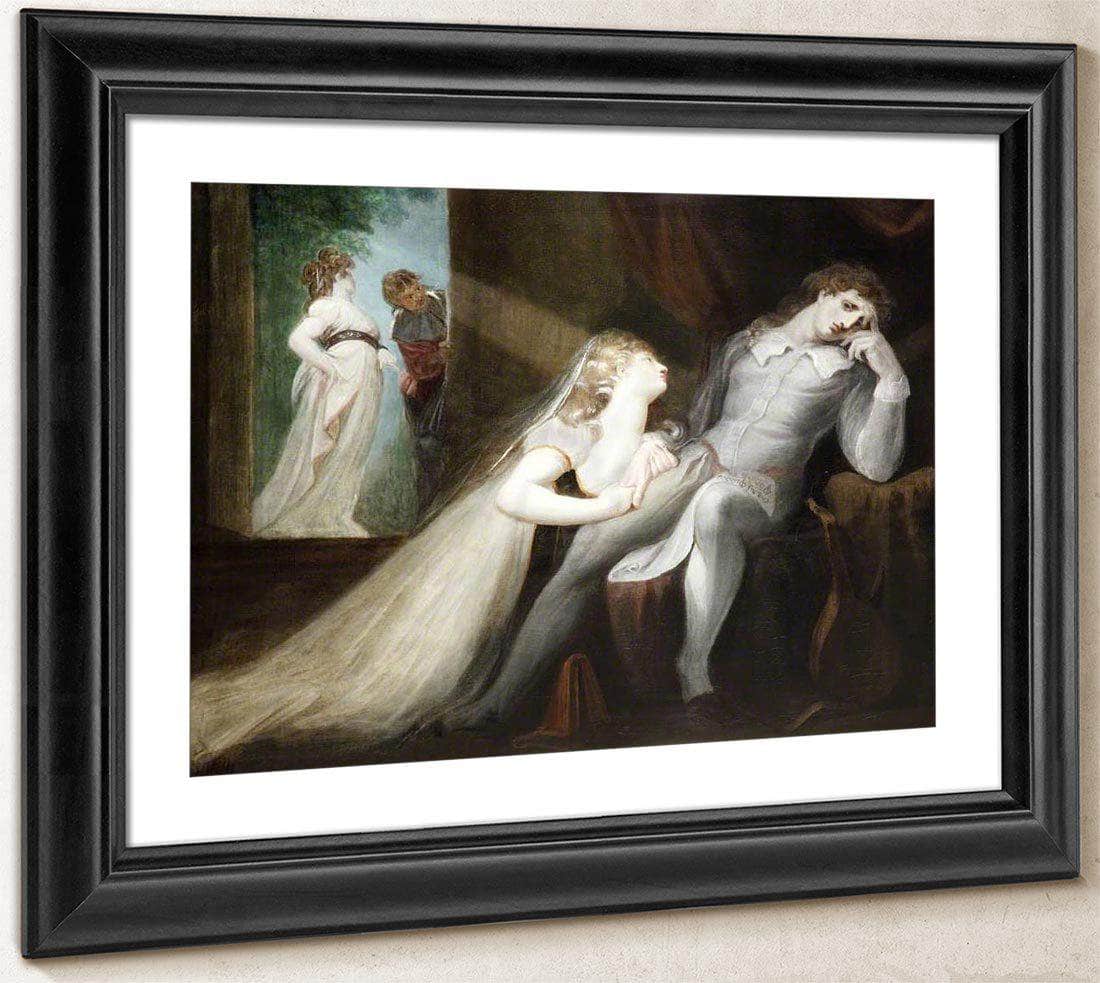 The Return Of Milton's Wife By Henry Fuseli Fine Art Print