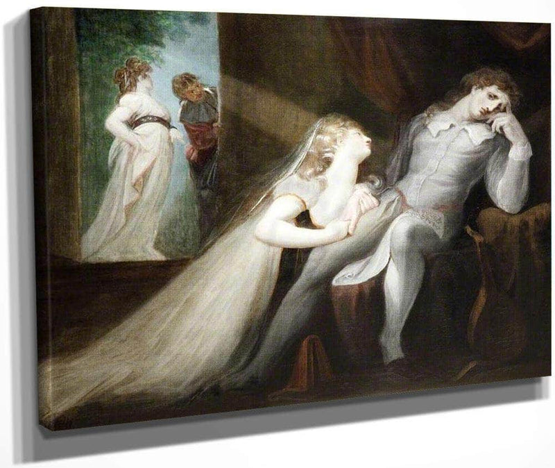 The Return Of Milton's Wife By Henry Fuseli Fine Art Print