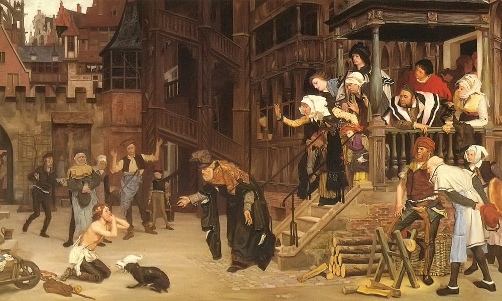 The Return Of The Prodigal Son By James Tissot Fine Art Print