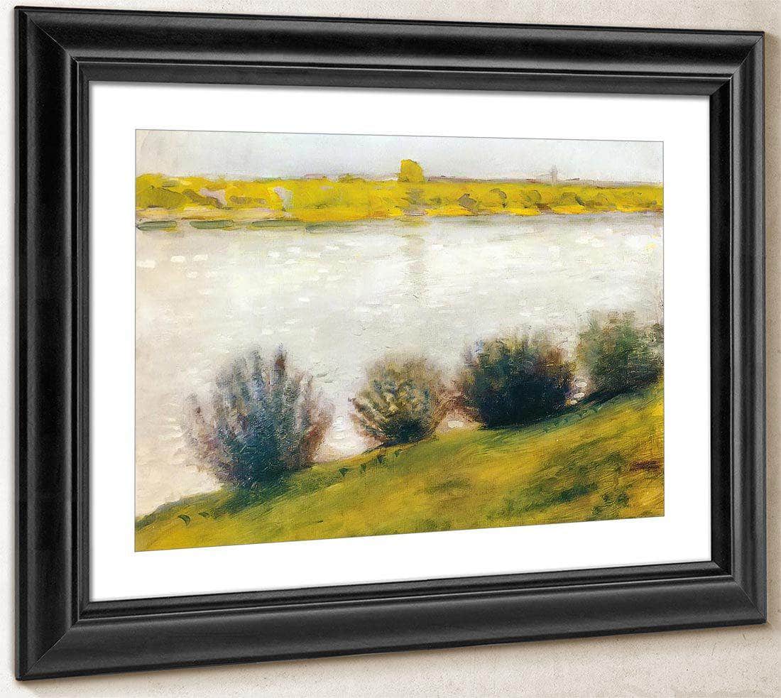 The Rhine In Hersel By August Macke Fine Art Print