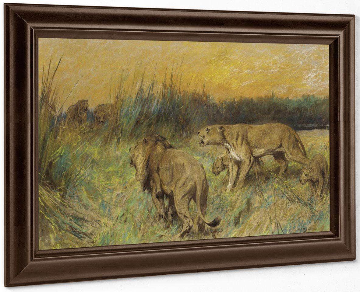 The Rival Pride By Arthur Wardle Fine Art Print