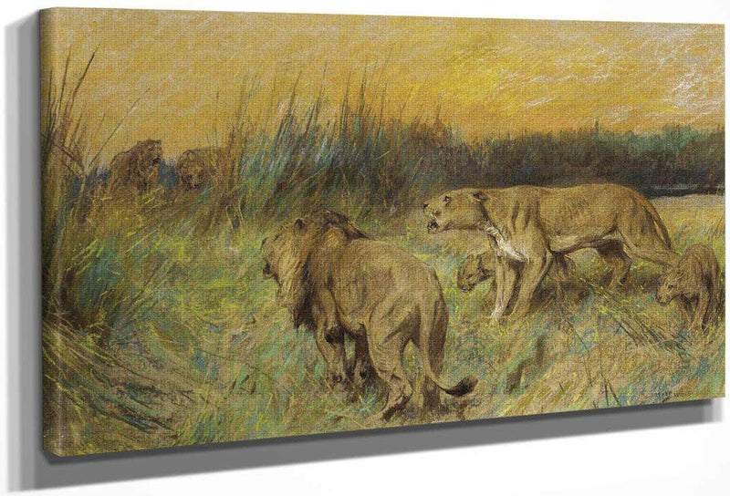 The Rival Pride By Arthur Wardle Fine Art Print