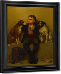 The Rivals By John George Brown Fine Art Print