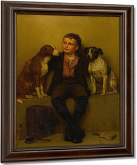 The Rivals By John George Brown Fine Art Print