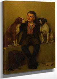 The Rivals By John George Brown Fine Art Print