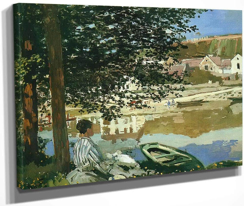 The River Bennecourt 1868 By Claude Monet Fine Art Print