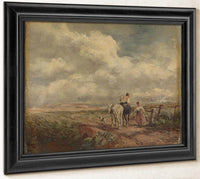 The Road Across The Common By David Cox Fine Art Print