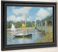 The Road Bridge At Argenteuil By Claude Monet Fine Art Print