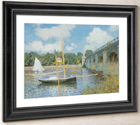 The Road Bridge At Argenteuil By Claude Monet Fine Art Print