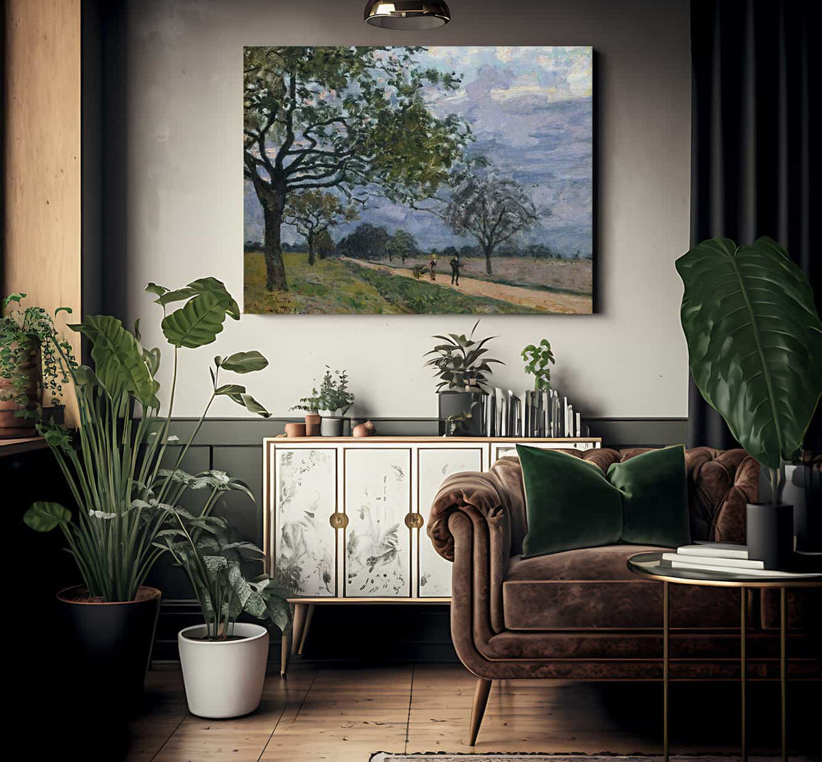 The Road From Versailles To Louveciennes 1879 1 By Alfred Sisley Fine Art Print