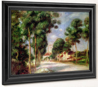 The Road To Essoyes By Pierre Auguste Renoir Fine Art Print