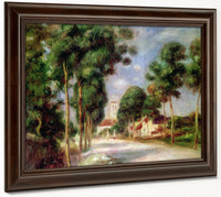 The Road To Essoyes By Pierre Auguste Renoir Fine Art Print