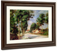 The Road To Essoyes By Pierre Auguste Renoir Fine Art Print