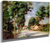 The Road To Essoyes By Pierre Auguste Renoir Fine Art Print