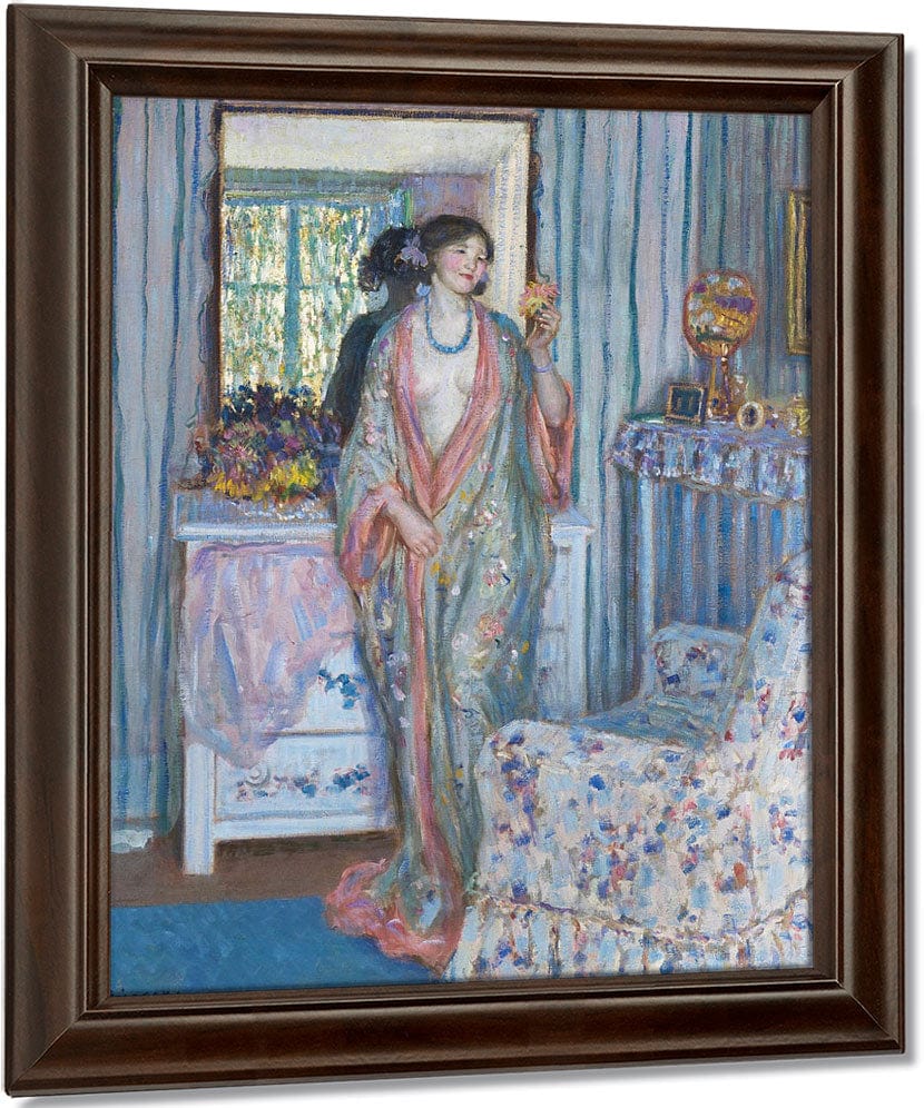 The Robe By Frederick Carl Frieseke Fine Art Print
