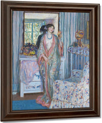 The Robe By Frederick Carl Frieseke Fine Art Print
