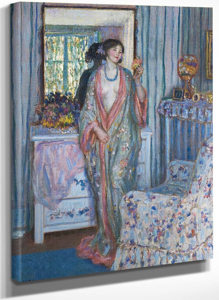 The Robe By Frederick Carl Frieseke Fine Art Print