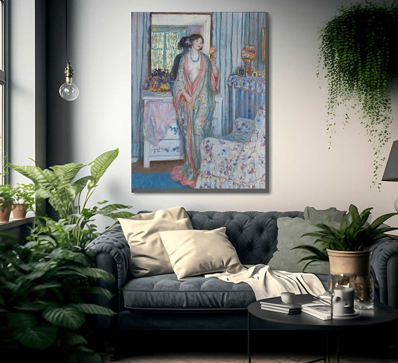 The Robe By Frederick Carl Frieseke Fine Art Print