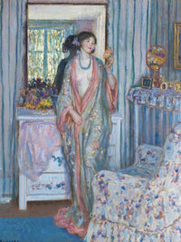 The Robe By Frederick Carl Frieseke Fine Art Print