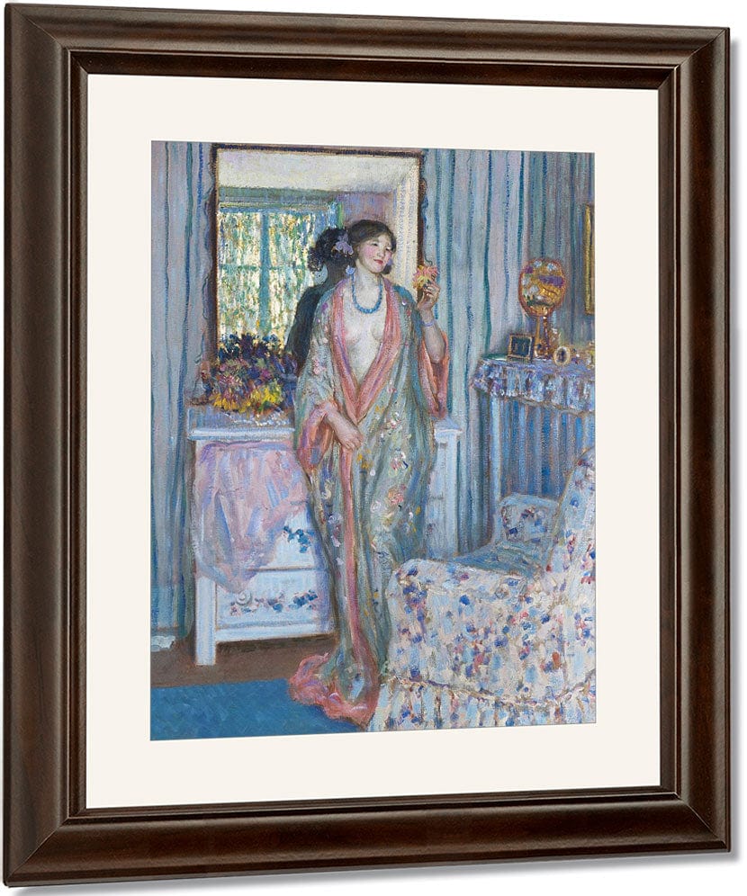 The Robe By Frederick Carl Frieseke Fine Art Print