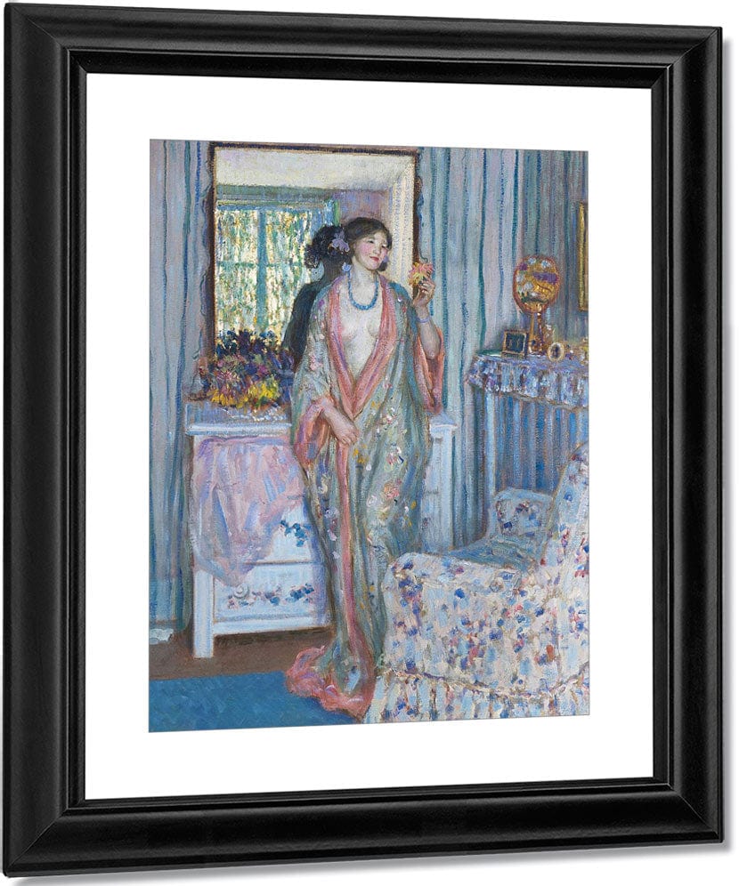The Robe By Frederick Carl Frieseke Fine Art Print