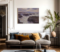 The Rocks Near Pourville At Ebb Tide By Claude Monet Fine Art Print