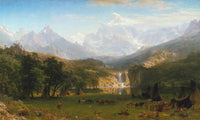 The Rocky Mountains Lander 1039 S Peak 1863 By Albert Bierstadt Fine Art Print