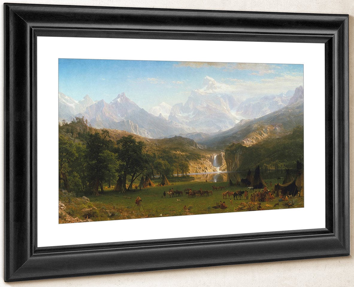 The Rocky Mountains Lander 1039 S Peak 1863 By Albert Bierstadt Fine Art Print