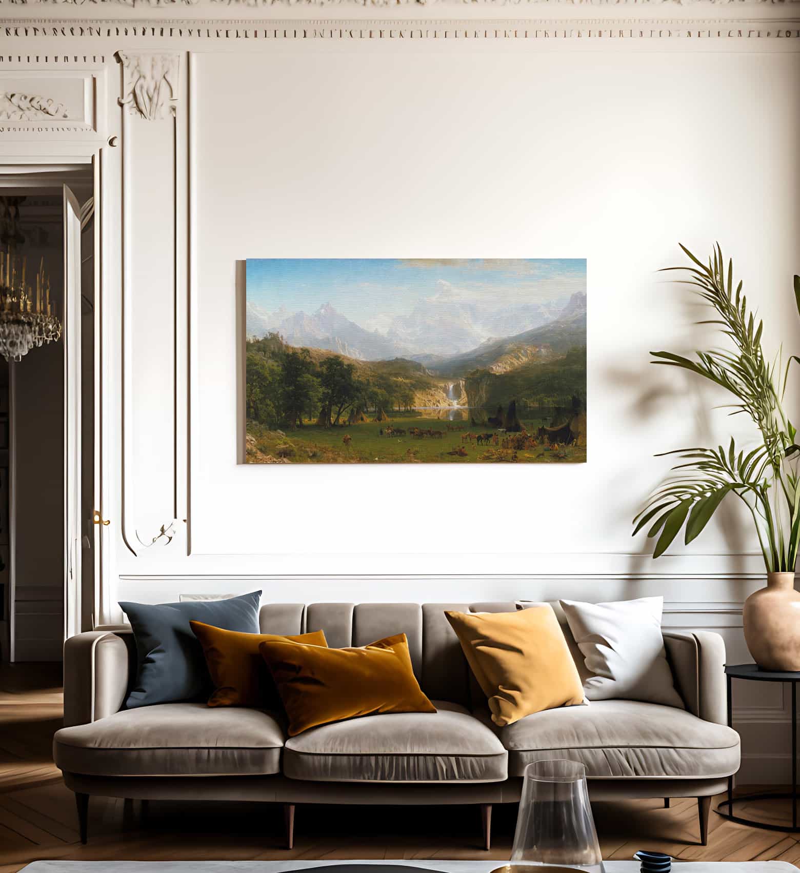 The Rocky Mountains Lander 1039 S Peak 1863 By Albert Bierstadt Fine Art Print