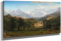 The Rocky Mountains Lander 1039 S Peak 1863 By Albert Bierstadt Fine Art Print