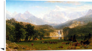 The Rocky Mountains, Lander's Peak Painting Albert Bierstadt Canvas Art Fine Art Print