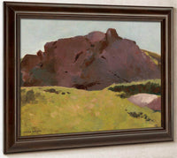 The Rocky Slope By Odilon Redon Fine Art Print