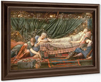 The Rose Bower From The Briar Rose Series By Edward Coley Burne Jones Fine Art Print
