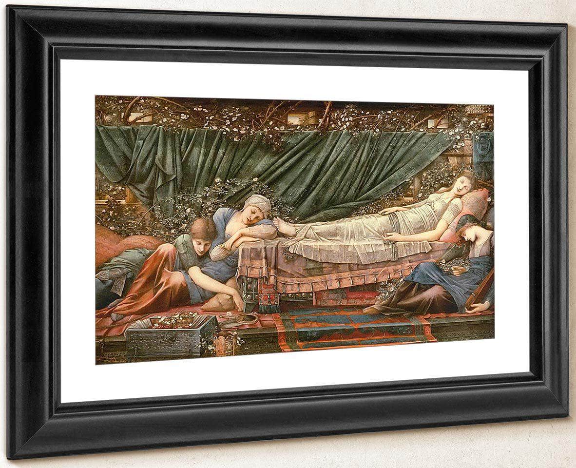 The Rose Bower From The Briar Rose Series By Edward Coley Burne Jones Fine Art Print