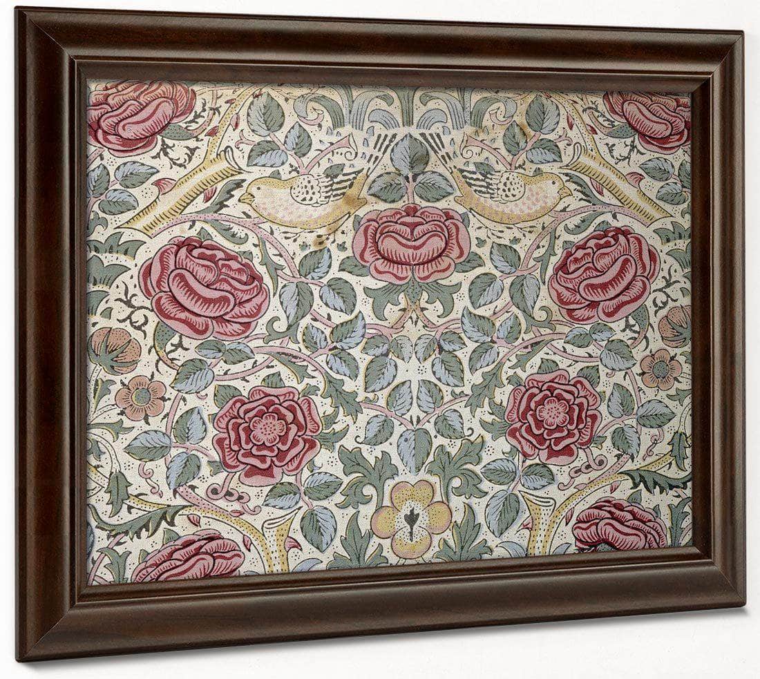 The Rose Pattern By William Morris Fine Art Print