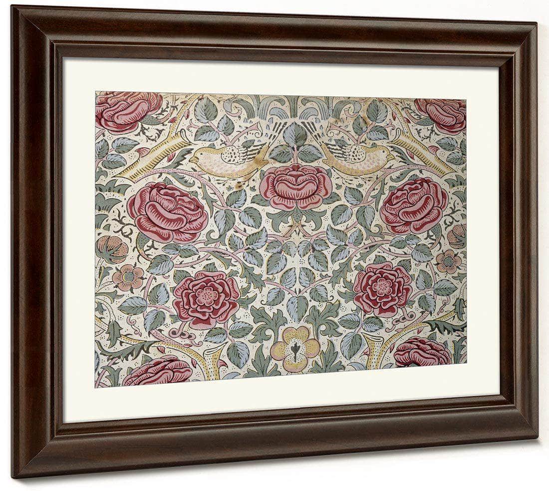 The Rose Pattern By William Morris Fine Art Print