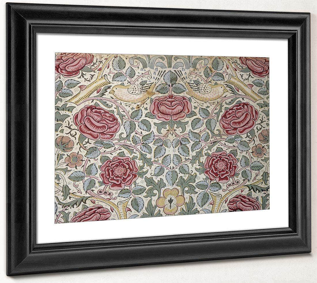 The Rose Pattern By William Morris Fine Art Print