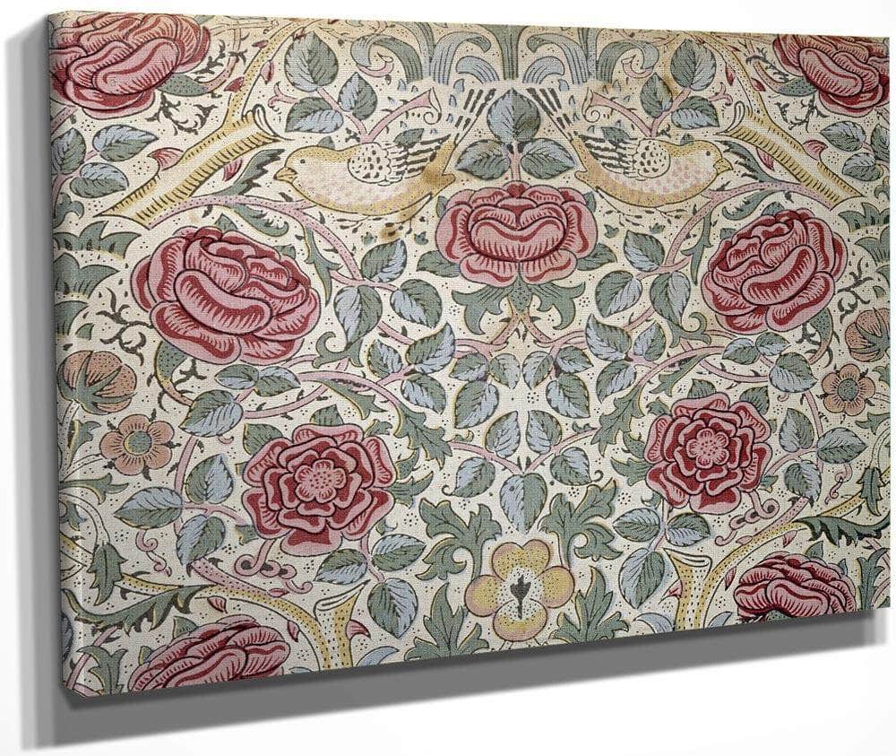 The Rose Pattern By William Morris Fine Art Print