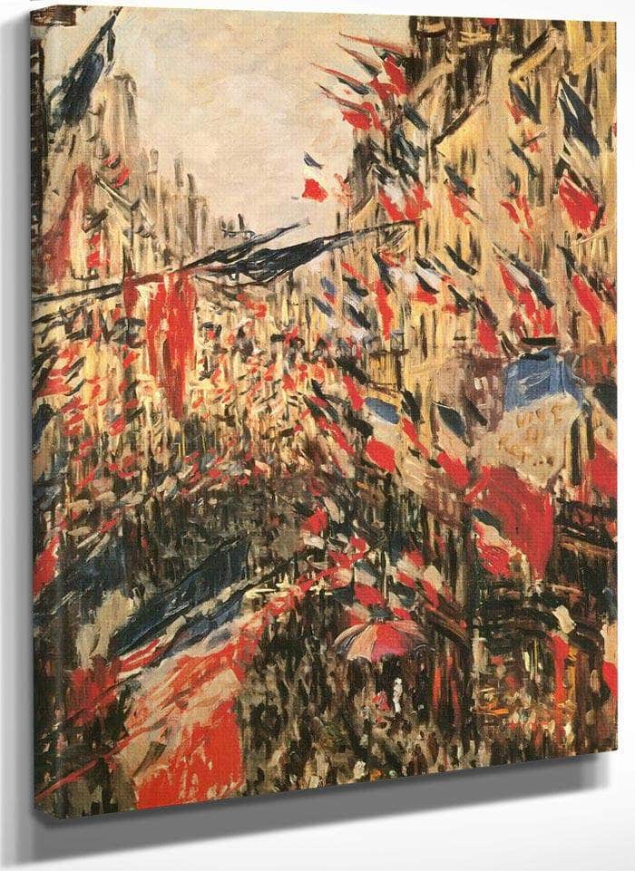 The Rue Saint Denis By Claude Monet Fine Art Print